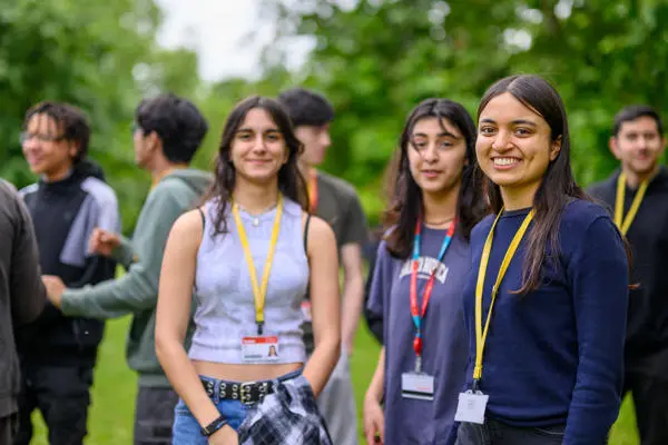 Three female students website July 2024