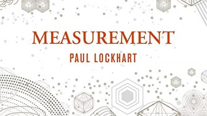 Book cover of Measurement, Paul Lockhart
